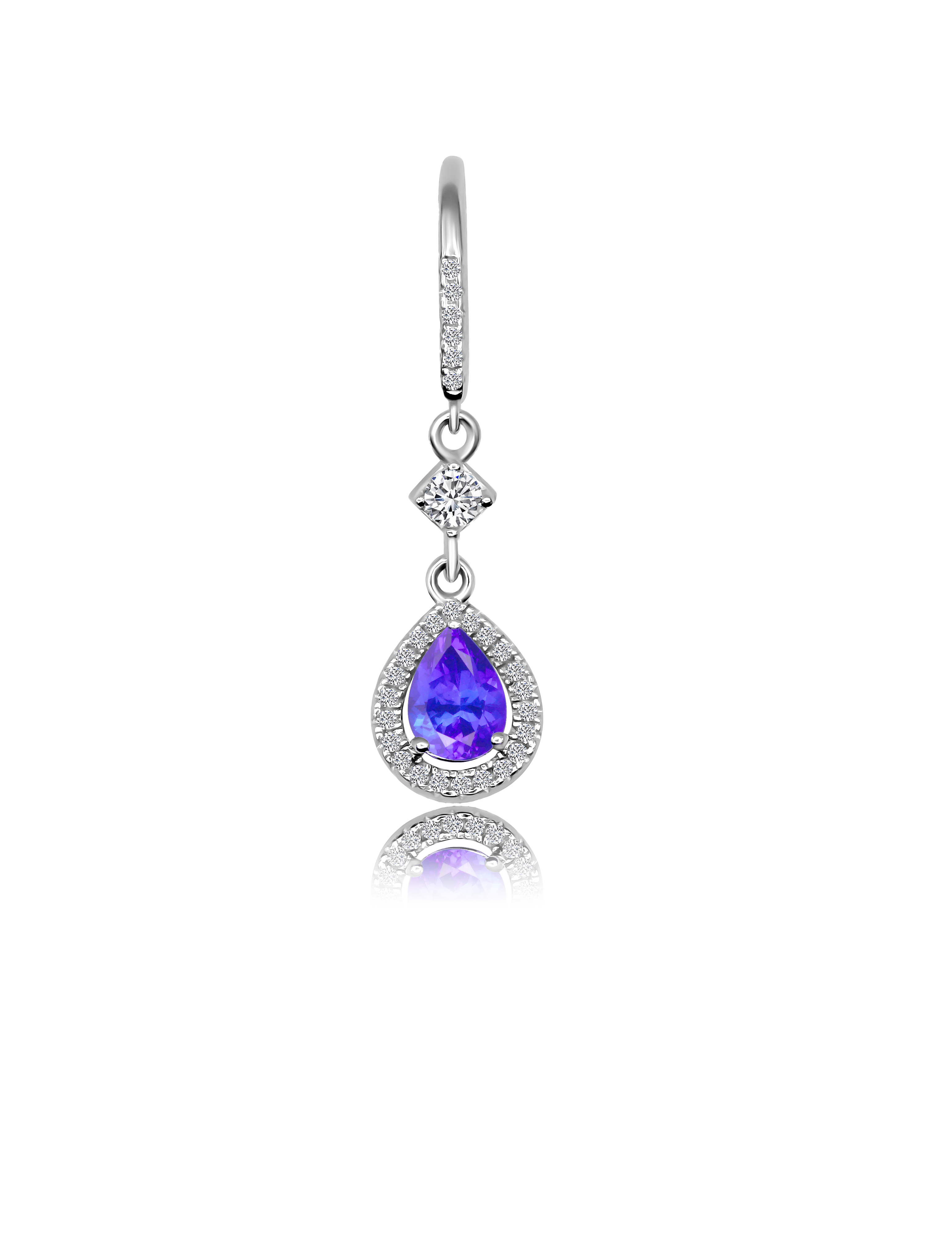 Drop of Passion Tanzanite Earrings | My Cavell