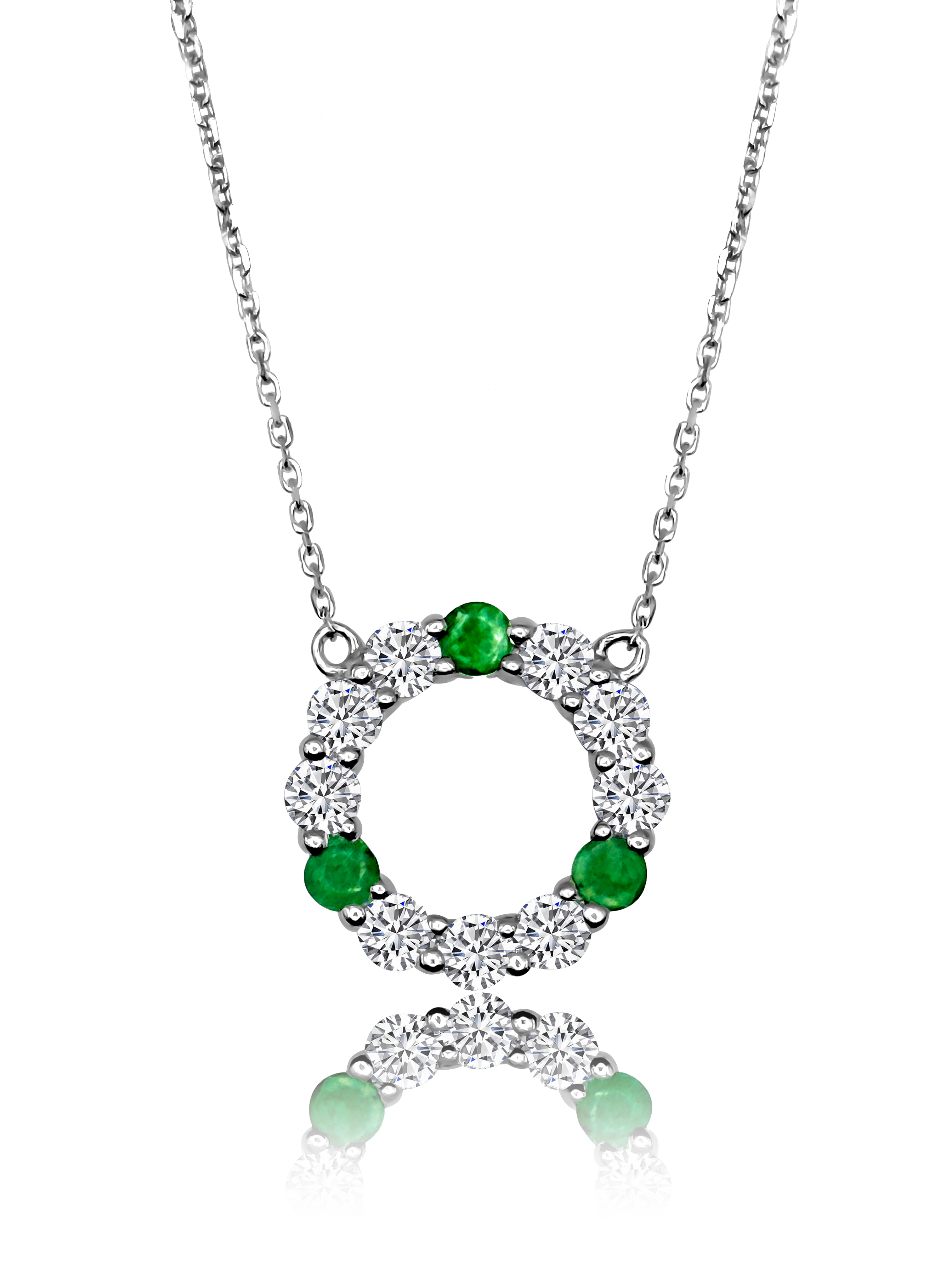 Trilogy of Loyalty Emerald Necklace | My Cavell