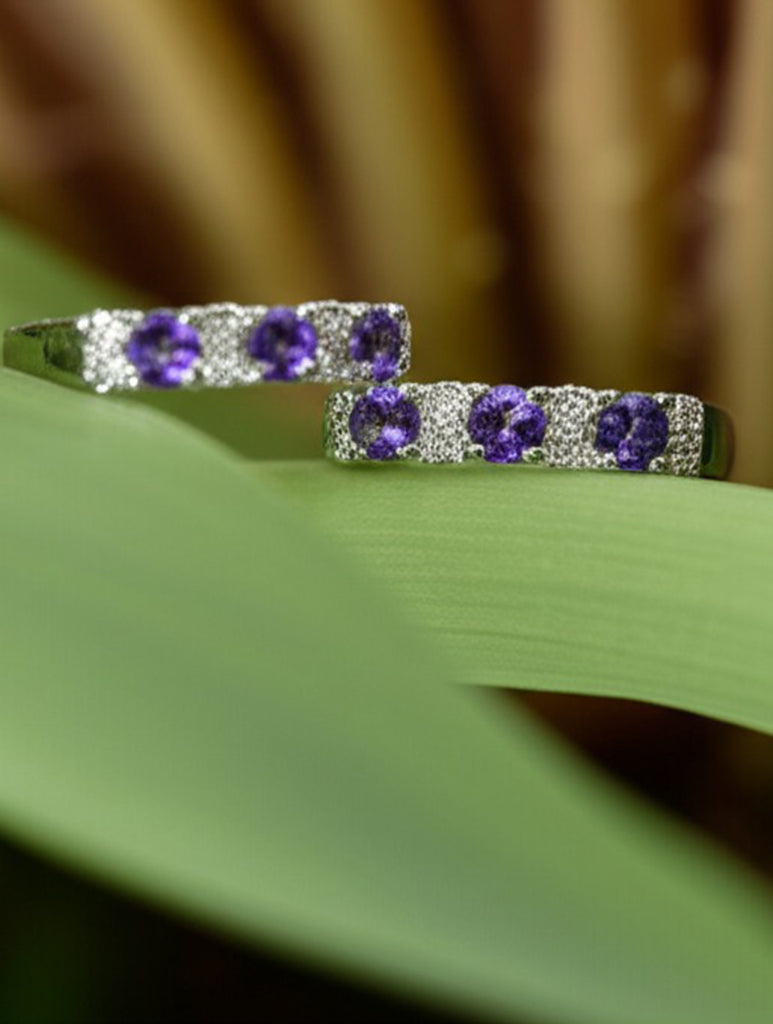 Trilogy of Loyalty Tanzanite Earrings | My Cavell