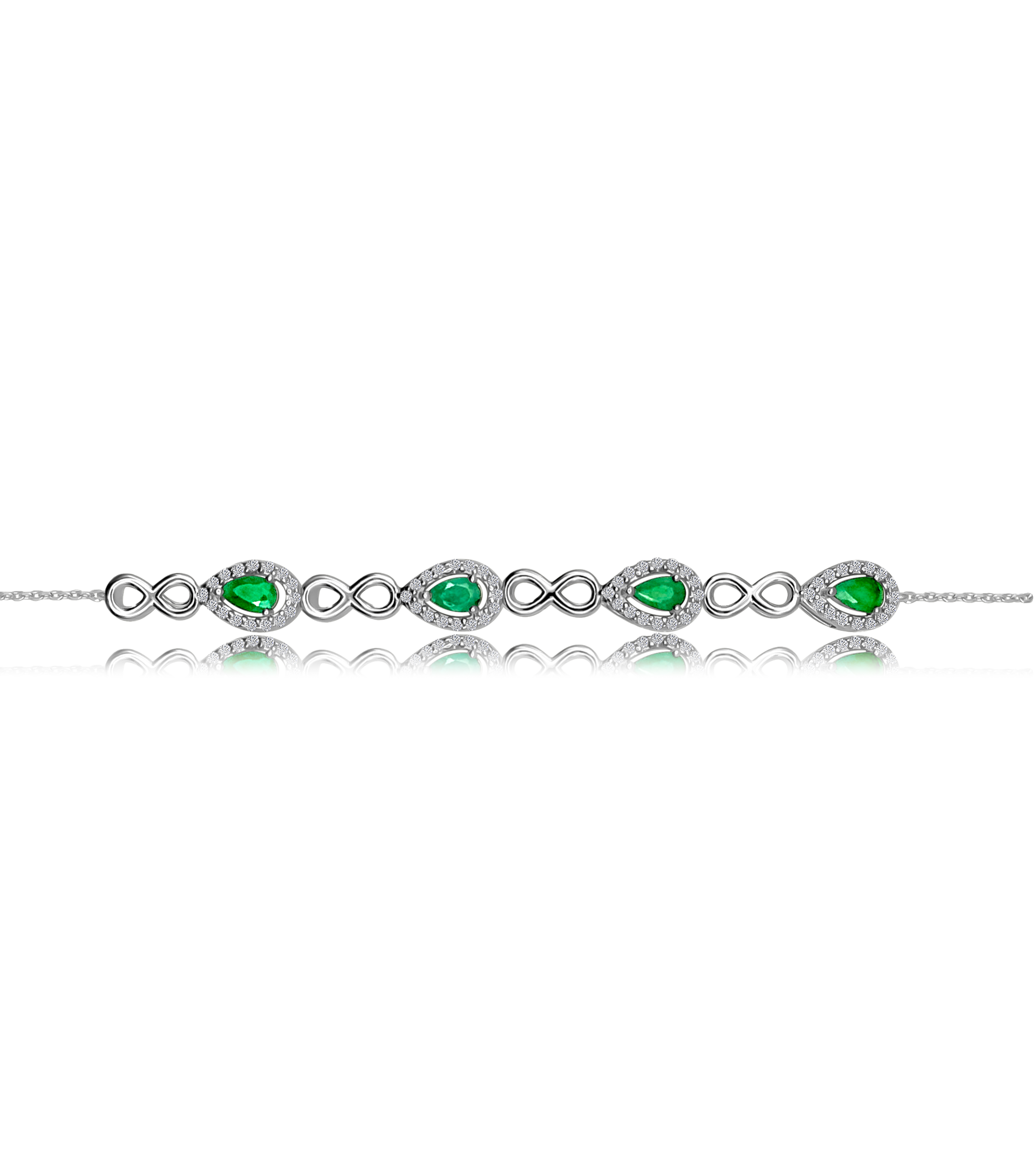 Drop of Passion Emerald Bracelet | My Cavell