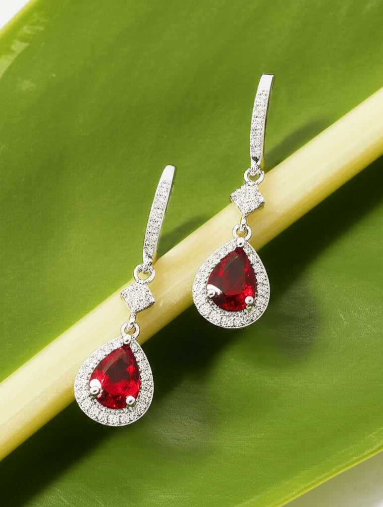 Drop of Passion Ruby Earrings | My Cavell