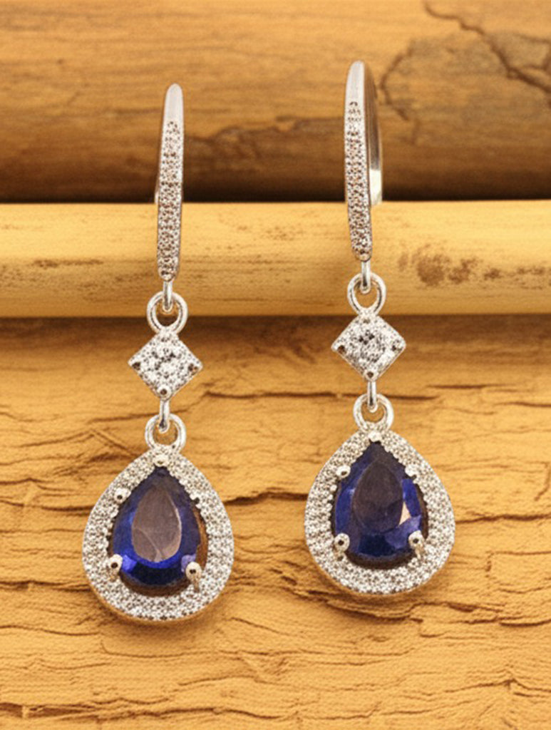 Drop of Passion Sapphire Earrings | My Cavell