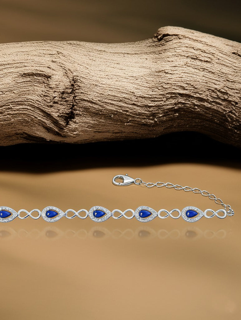 Drop of Passion Sapphire Bracelet  | My Cavell