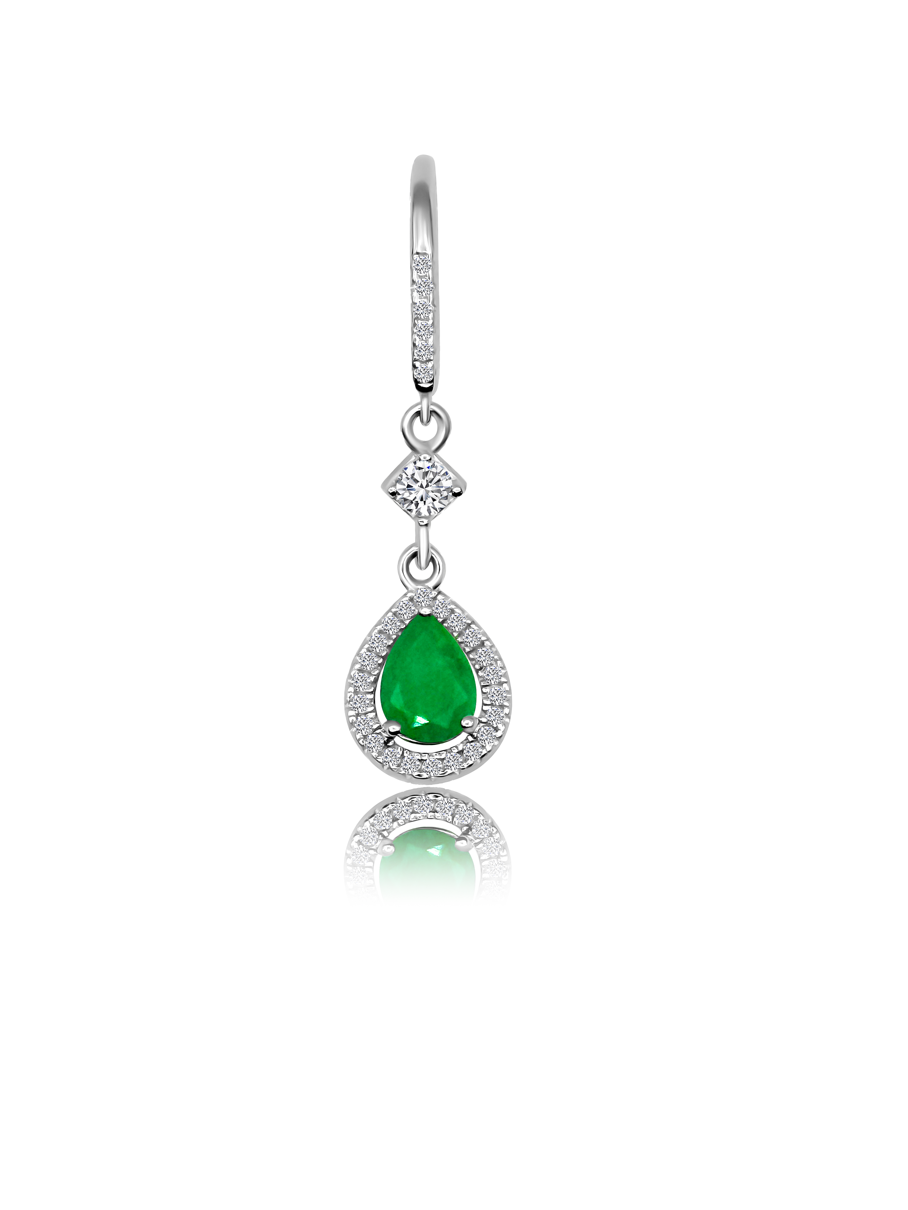 Drop of Passion Emerald Earrings | My Cavell