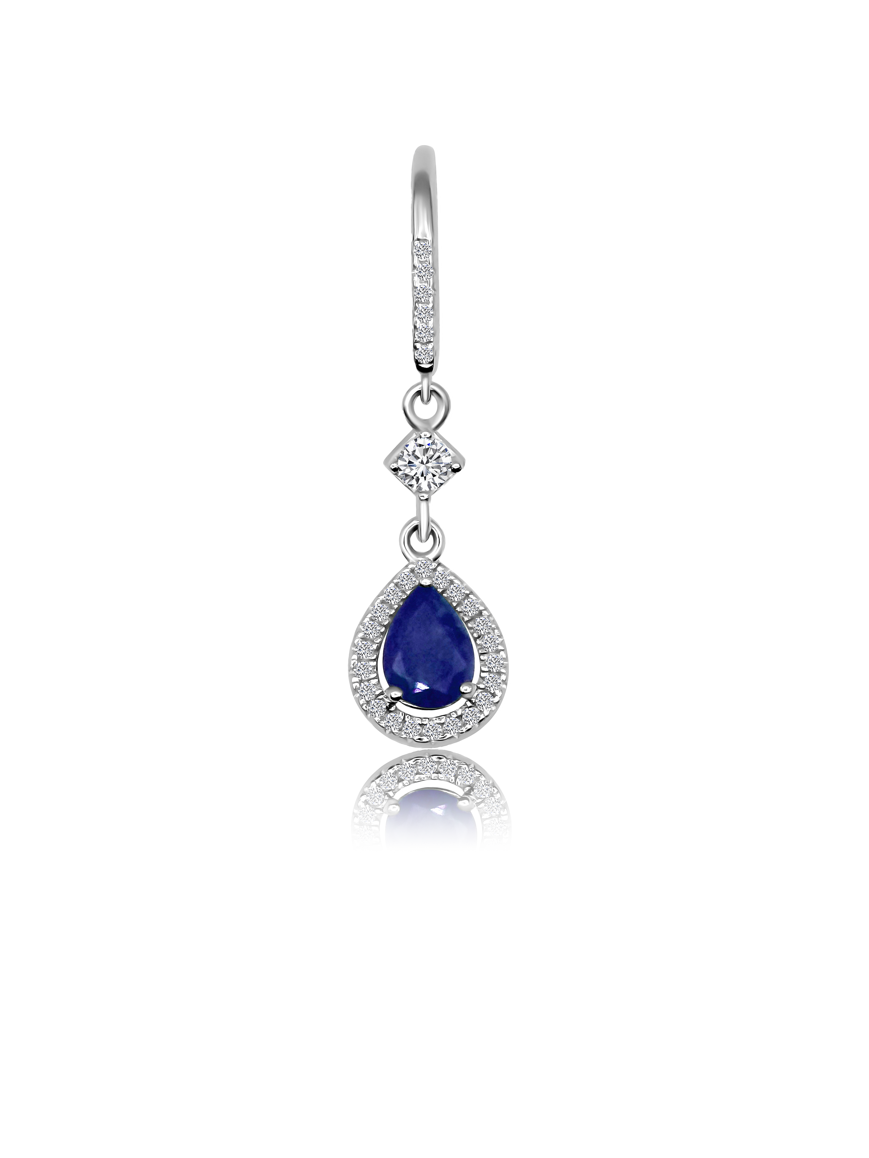Drop of Passion Sapphire Earrings | My Cavell