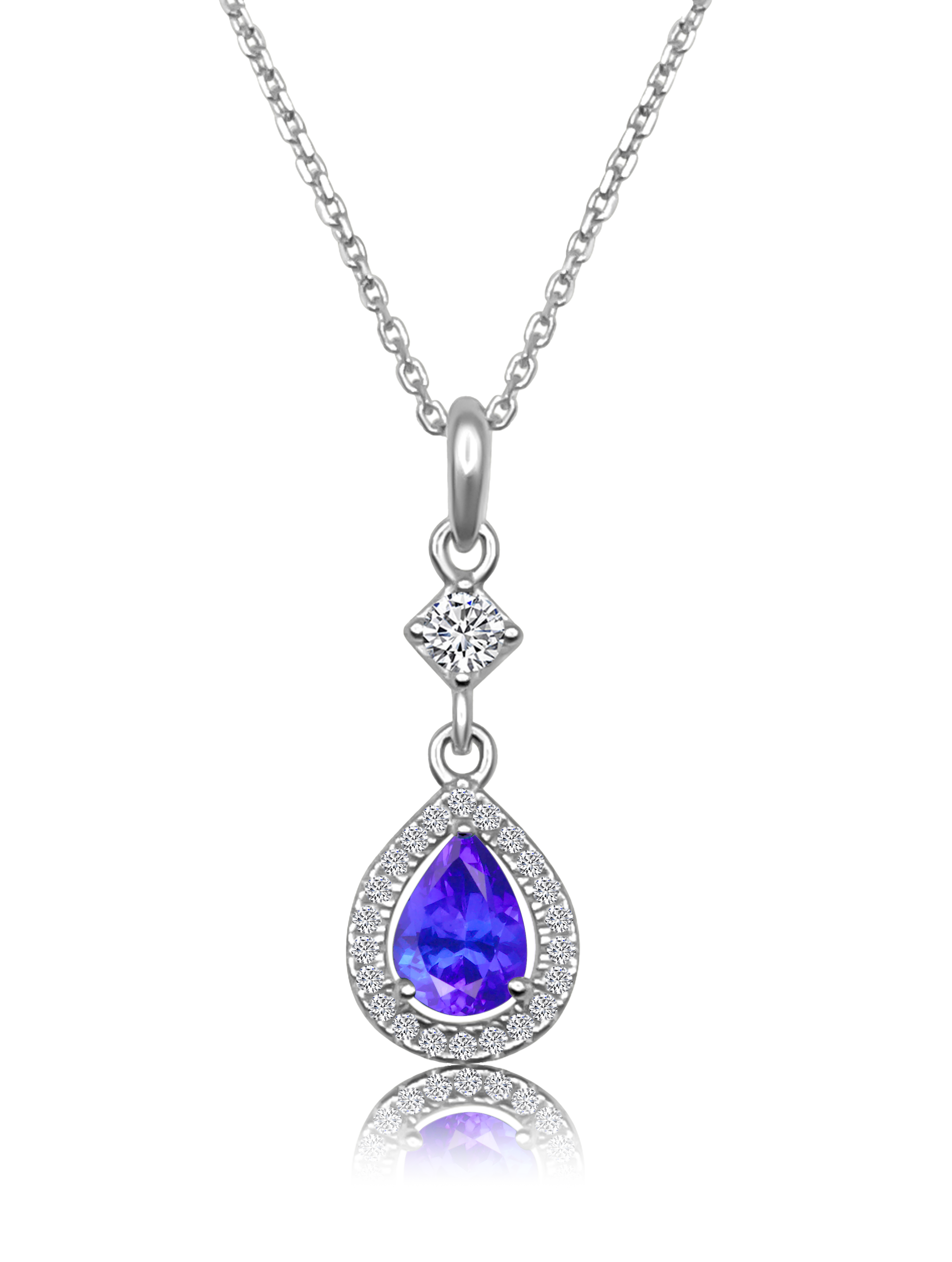 Drop of Passion Tanzanite Necklace | My Cavell