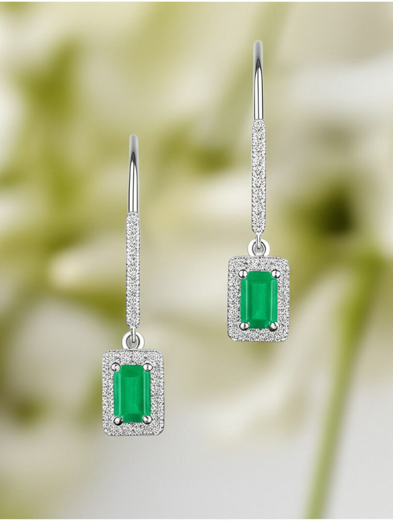 Classic Allure Emerald Earrings | My Cavell