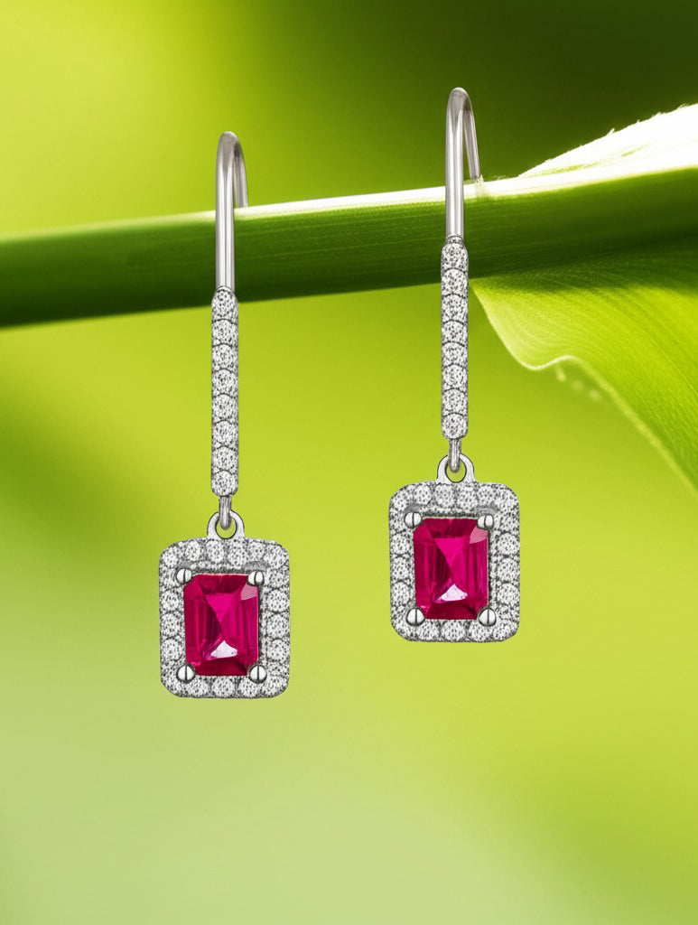 Classic Allure Ruby Earrings |  My Cavell