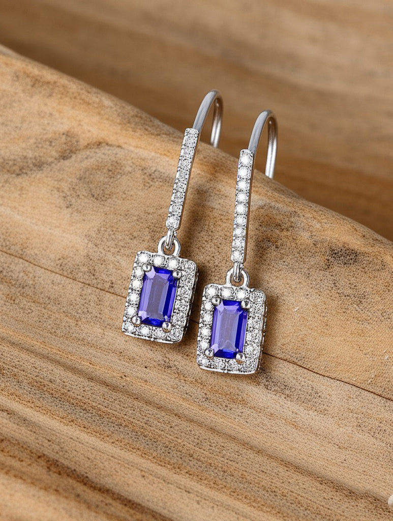 Classic Allure Tanzanite Earrings | My Cavell