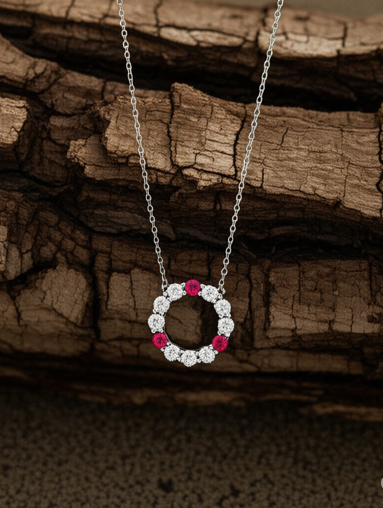 Trilogy of Loyalty Ruby Necklace | My Cavell