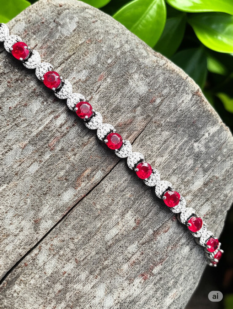 Trilogy of Loyalty Ruby Bracelet | My Cavell