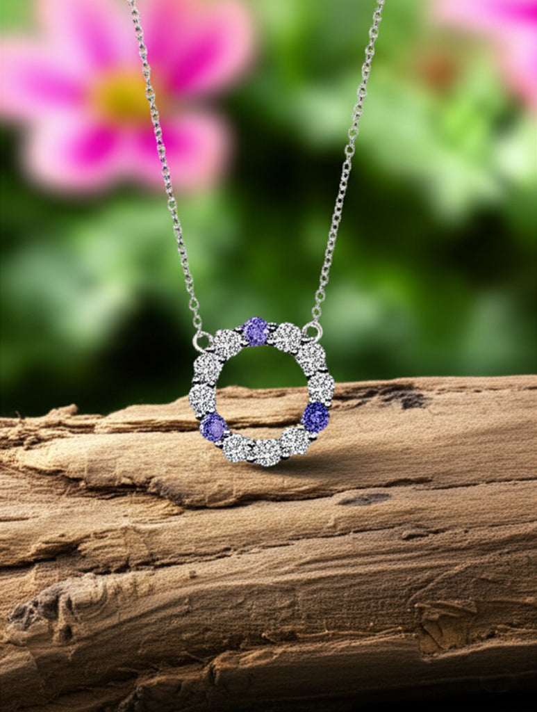 Trilogy of Loyalty Tanzanite Necklace | My Cavell